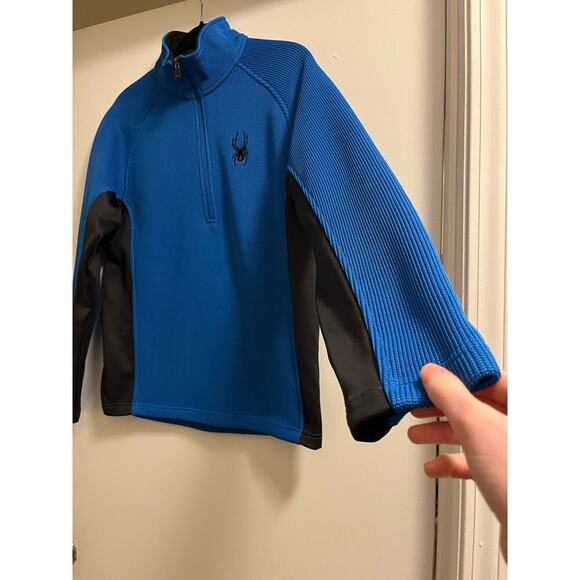 SPYDER PITCH HALF ZIP HEAVY WEIGHT CORE SWEATER JACKET MENS S - Picture 3 of 9